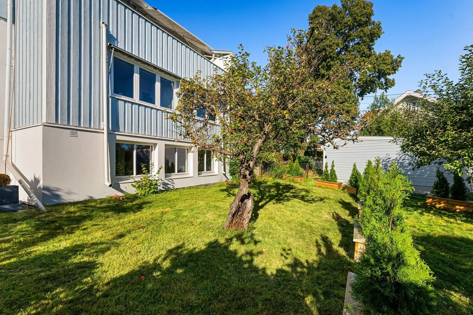 Seksjonen får en stor hageparsell.