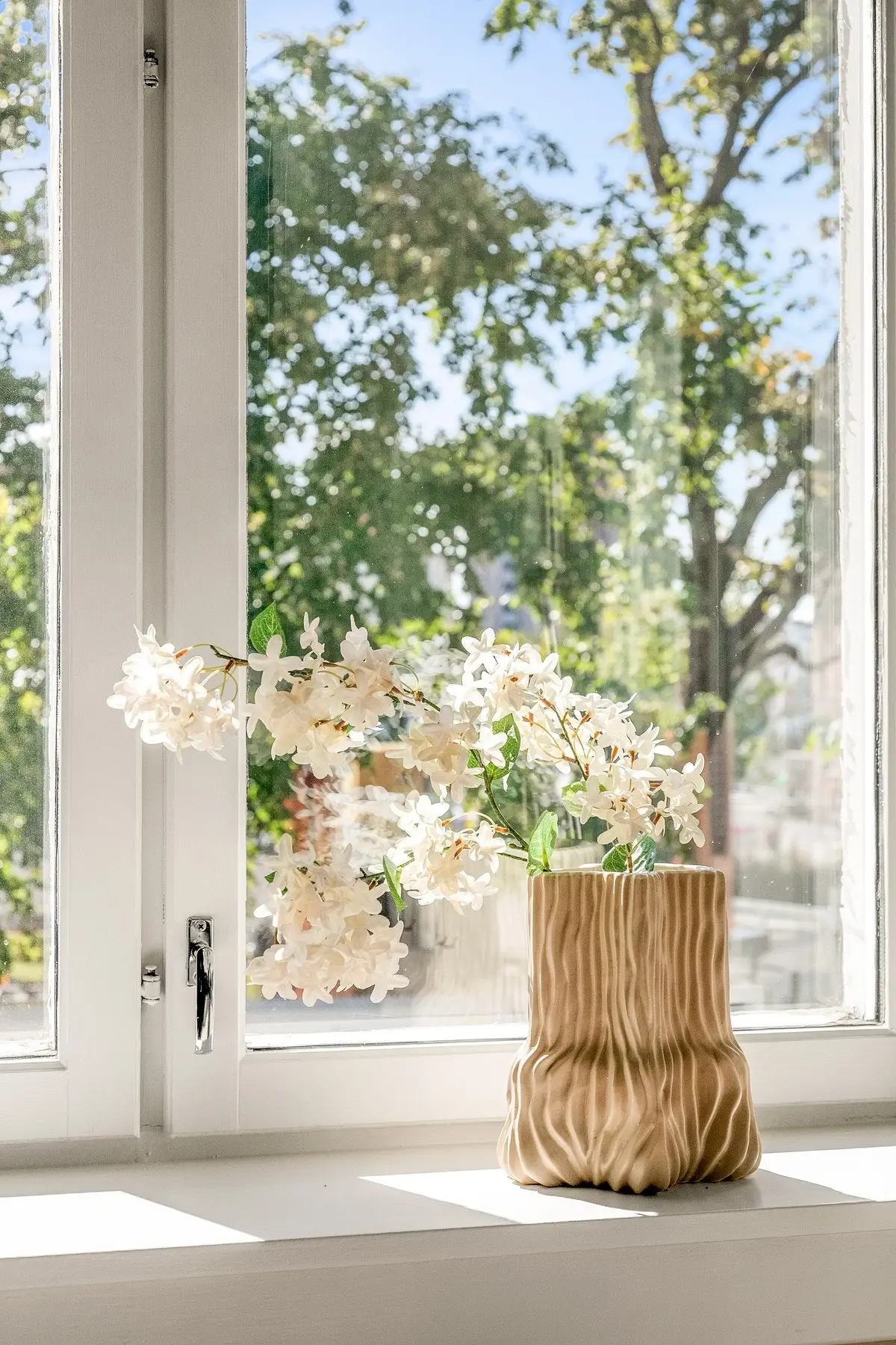 Her har man faktisk tre av leilighetens vegger mot det fri, uten naboer!