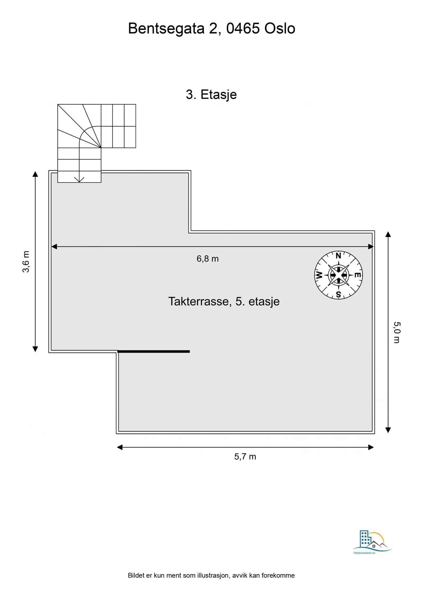 - Takterrasse -