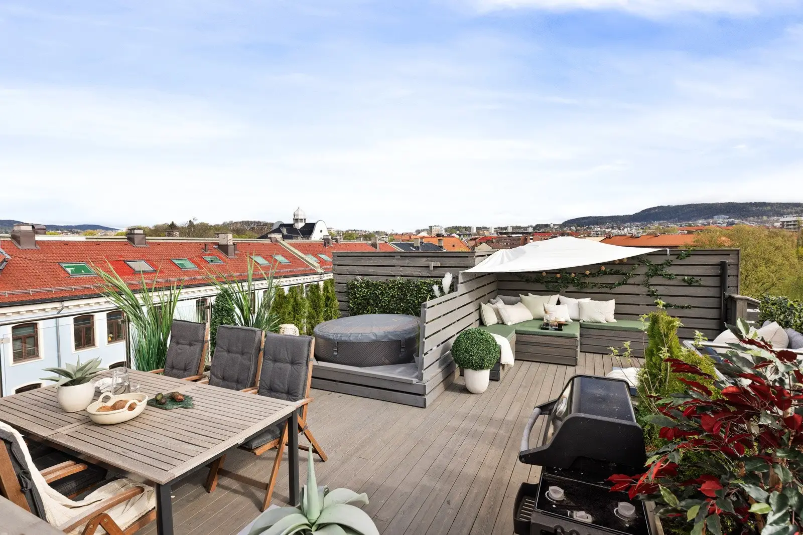 - Takterrasse -